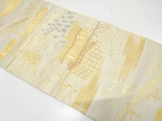 Japanese Kimono / Antique / Fukuro Obi Silk